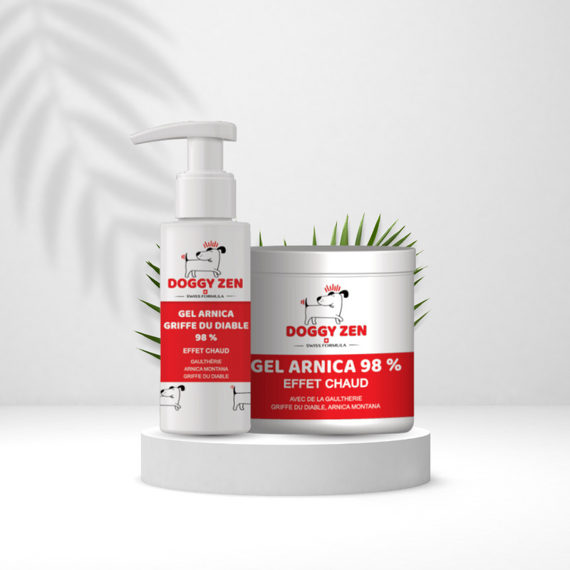 Gel arnica et griffe du diable 98% effet chaud | DoggyZen